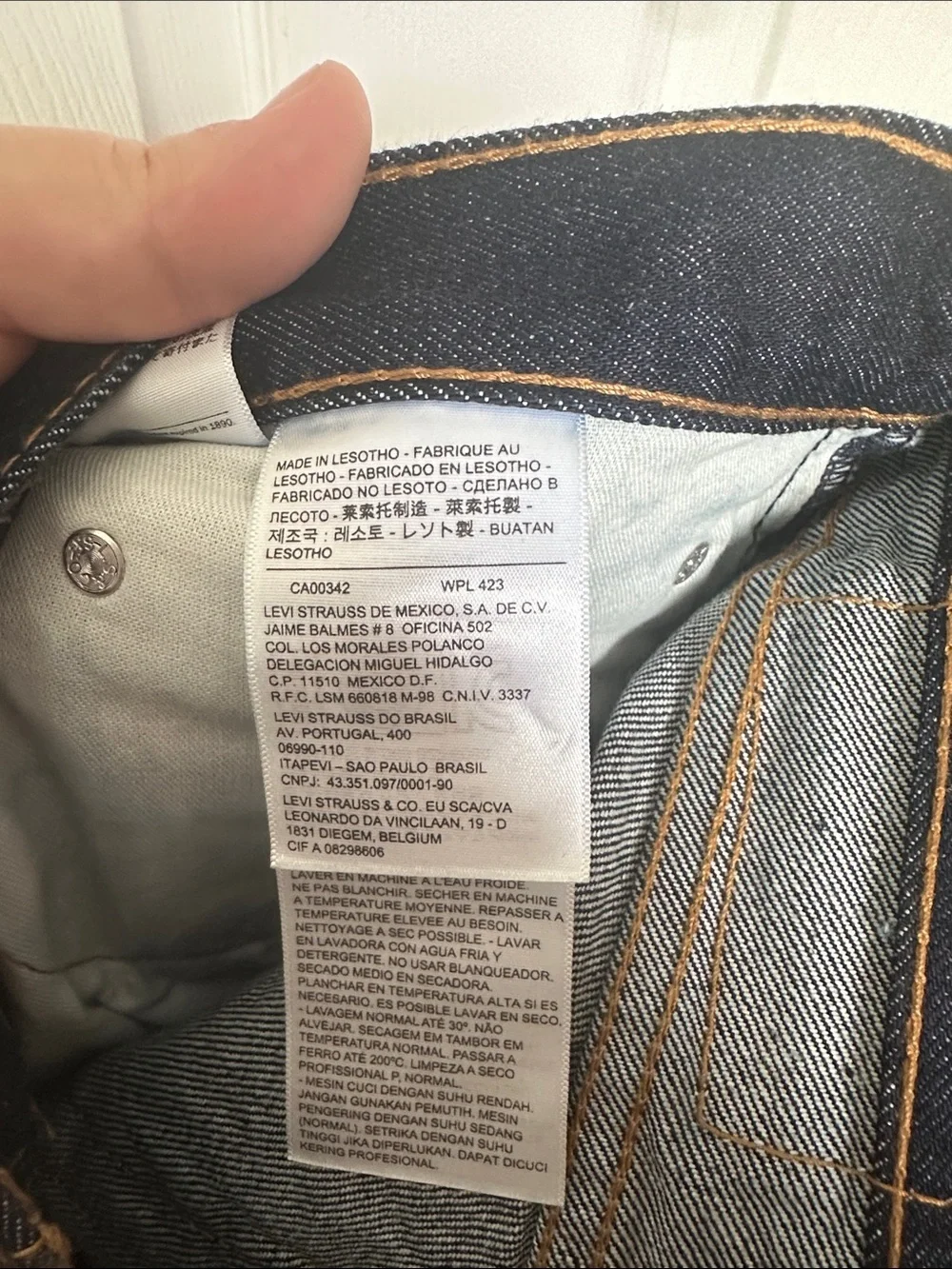 Levi's Men's Indigo Straight-Leg Jeans